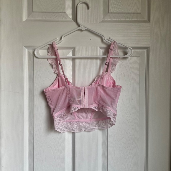 auden baby pink bralette top - Picture 2 of 3